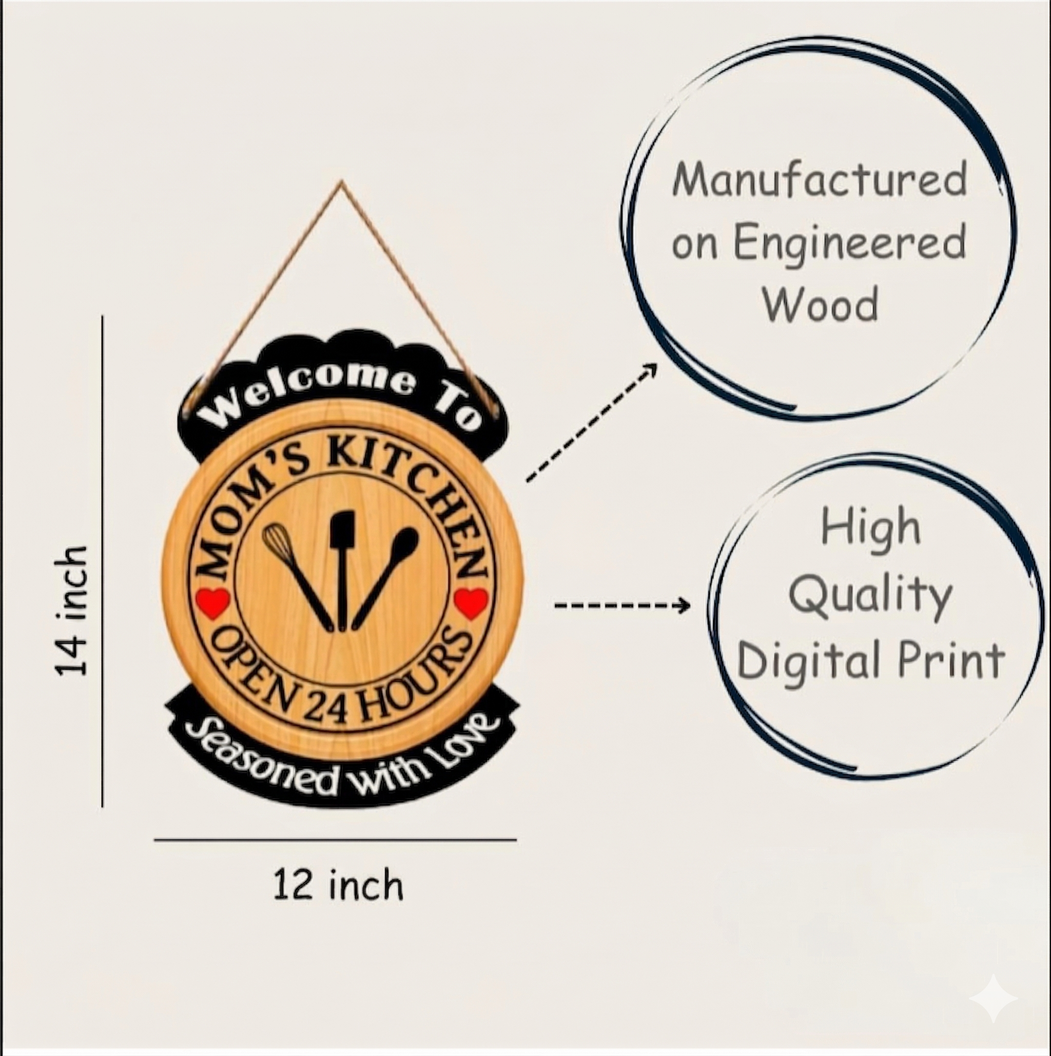 Kitchen wall decor wall decor size reference