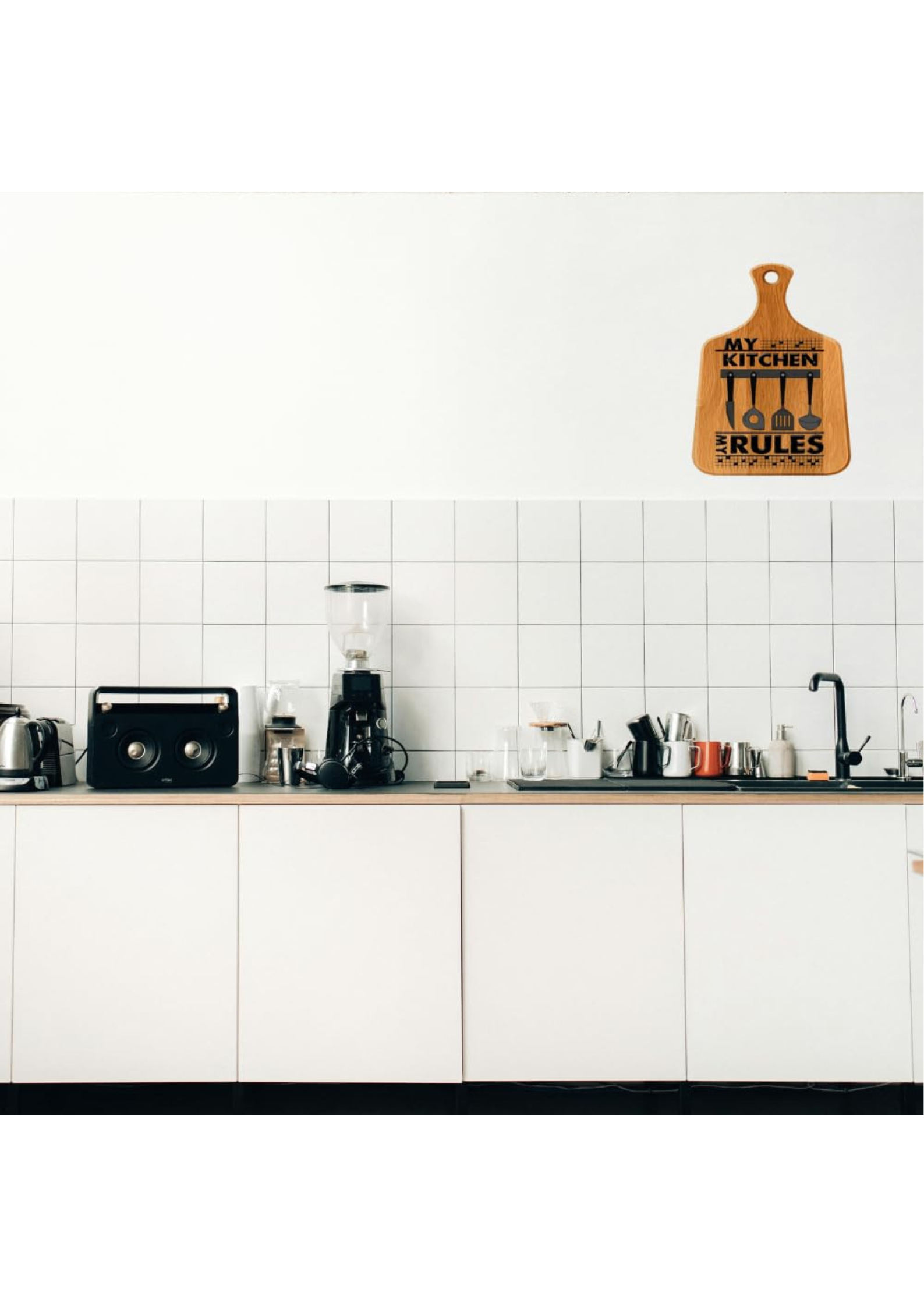 Kitchen wall decor wall decor angled view