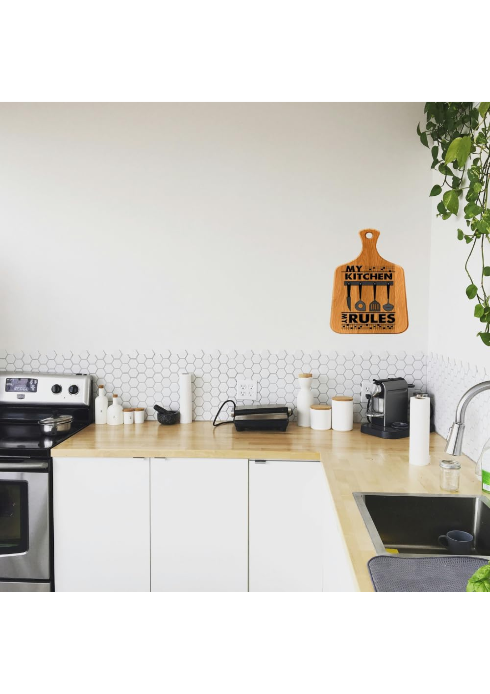 Kitchen wall decor wall decor displayed in Kitchen