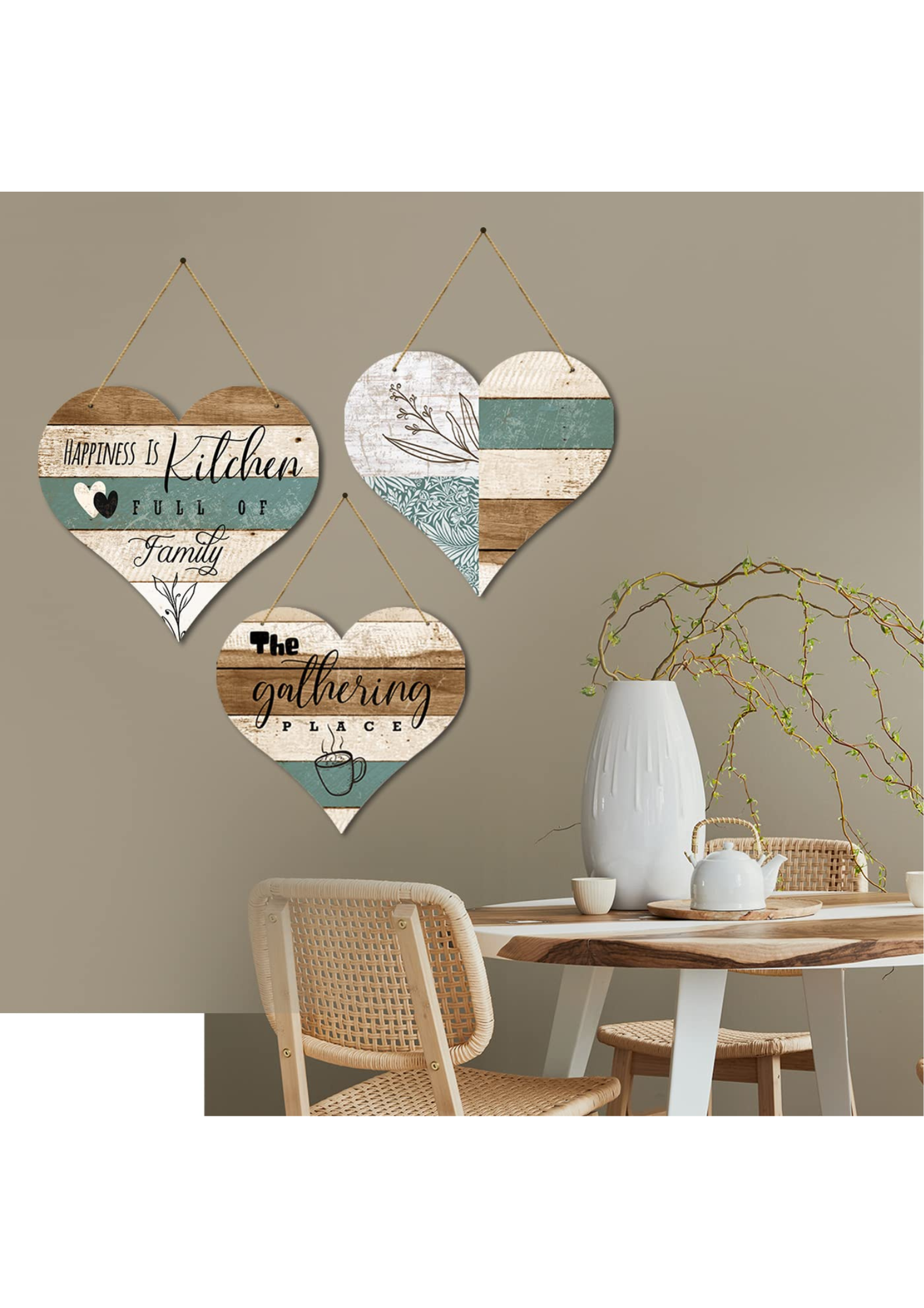 Kitchen wall decor wall decor angled view