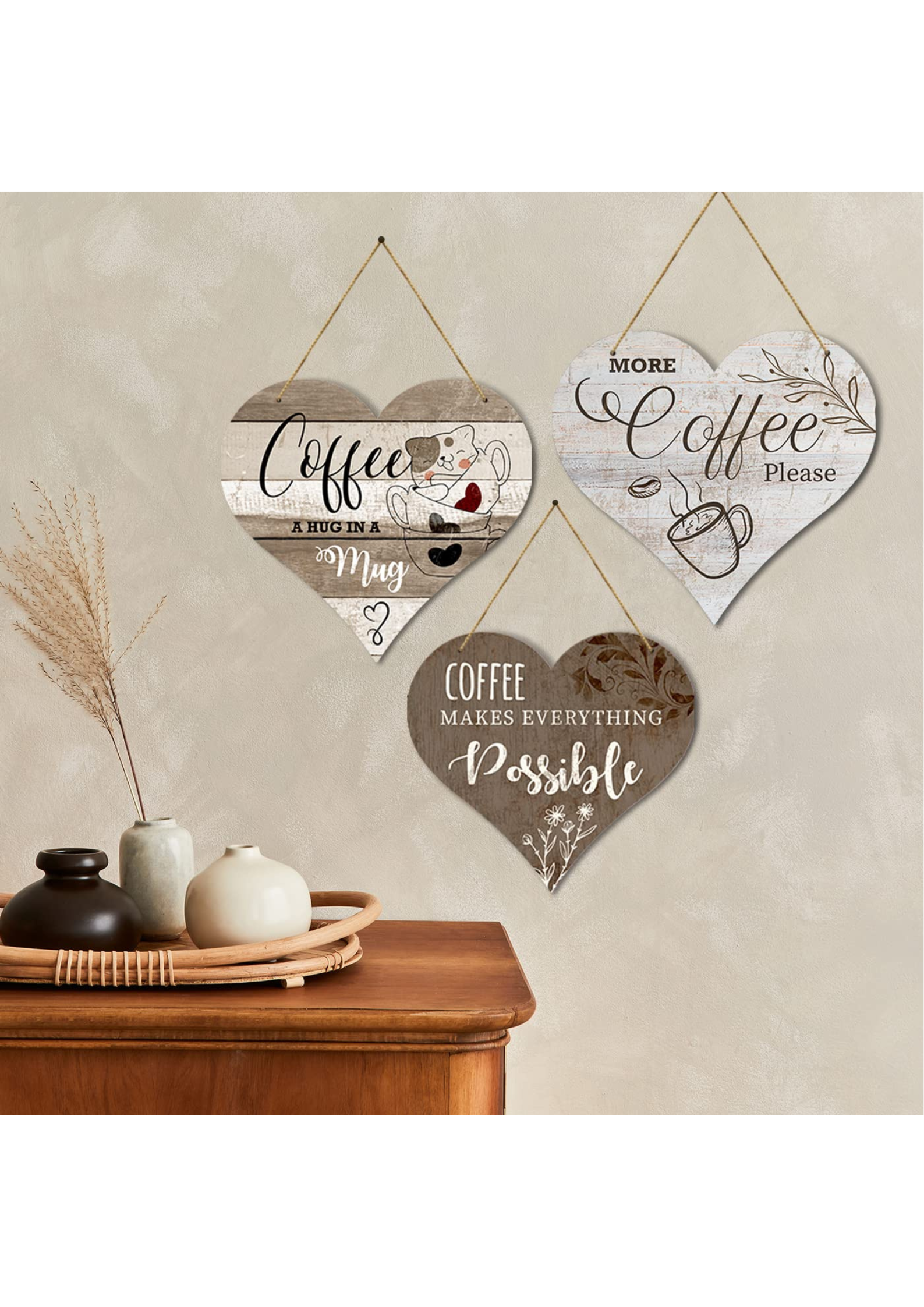 Kitchen wall decor wall decor displayed in Living Room