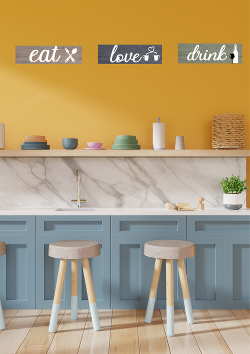 Kitchen wall decor wall decor displayed in Kitchen