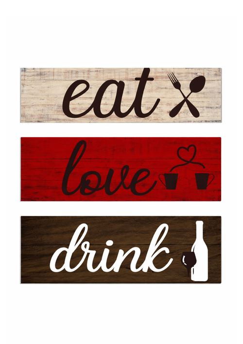 Kitchen wall decor wall decor 6x12 Multi color