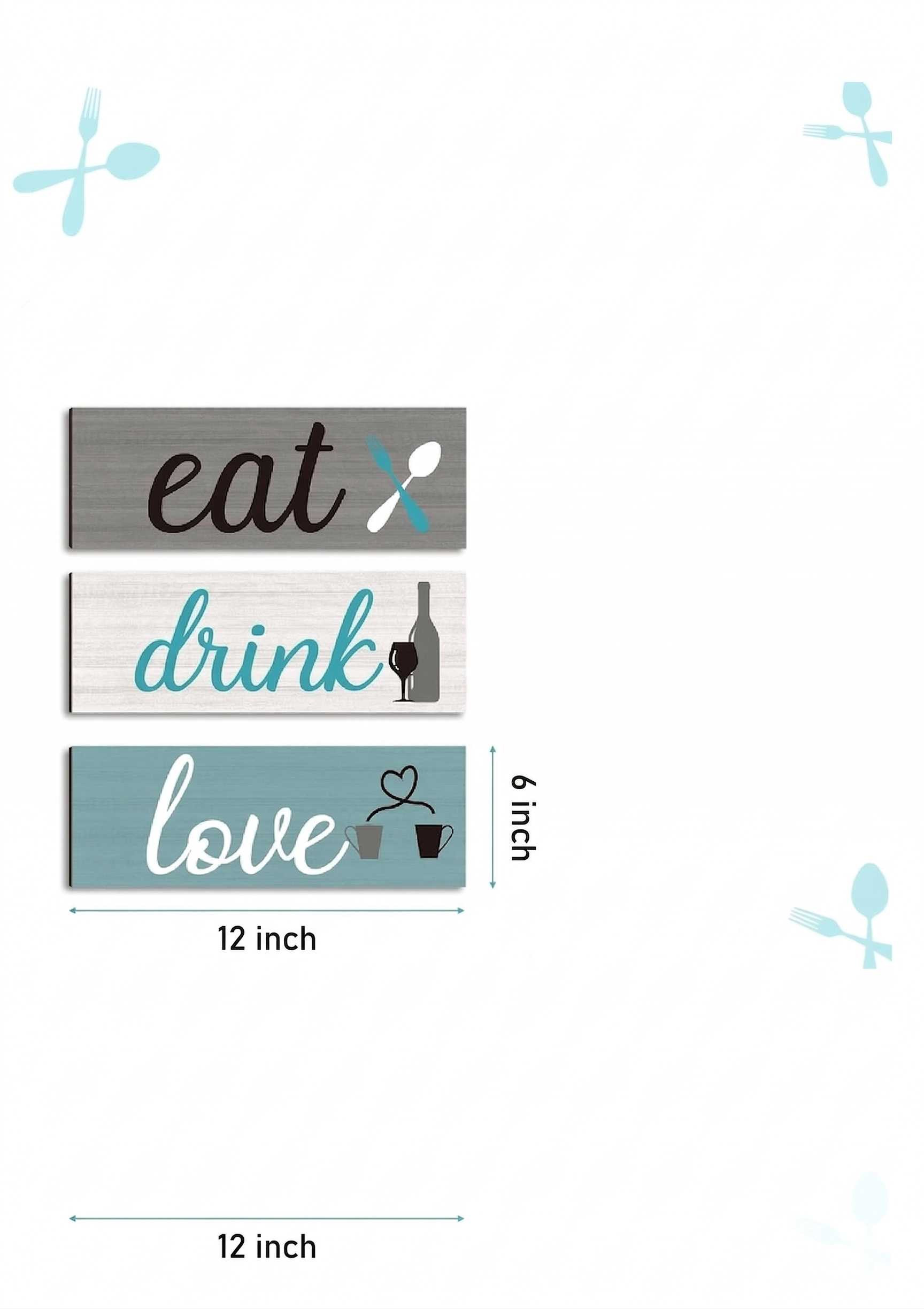 Kitchen wall decor wall decor size reference