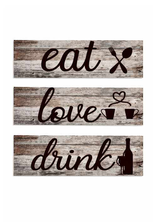 Kitchen wall decor wall decor 6x12 Multi color