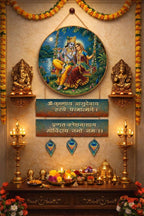 Krishna wall Decor wall decor displayed in Pooja Room