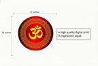 Om wall Decor MDF wall decor size reference