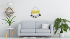 Photo Display wall decor displayed in Living room 