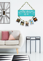 Photo Display wall decor angled view