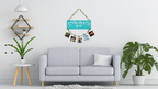 Photo Display wall decor displayed in Living room 