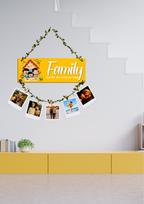 Photo Display wall decor closeup detail