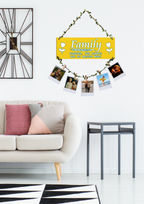 Photo Display wall decor closeup detail