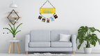 Photo Display wall decor displayed in Living room 
