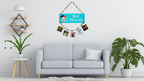 Photo Display wall decor displayed in Living room 