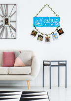 Photo Display wall decor closeup detail