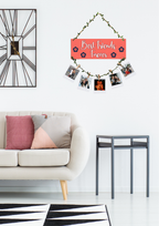 Photo Display wall decor angled view