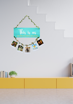 Photo Display wall decor angled view