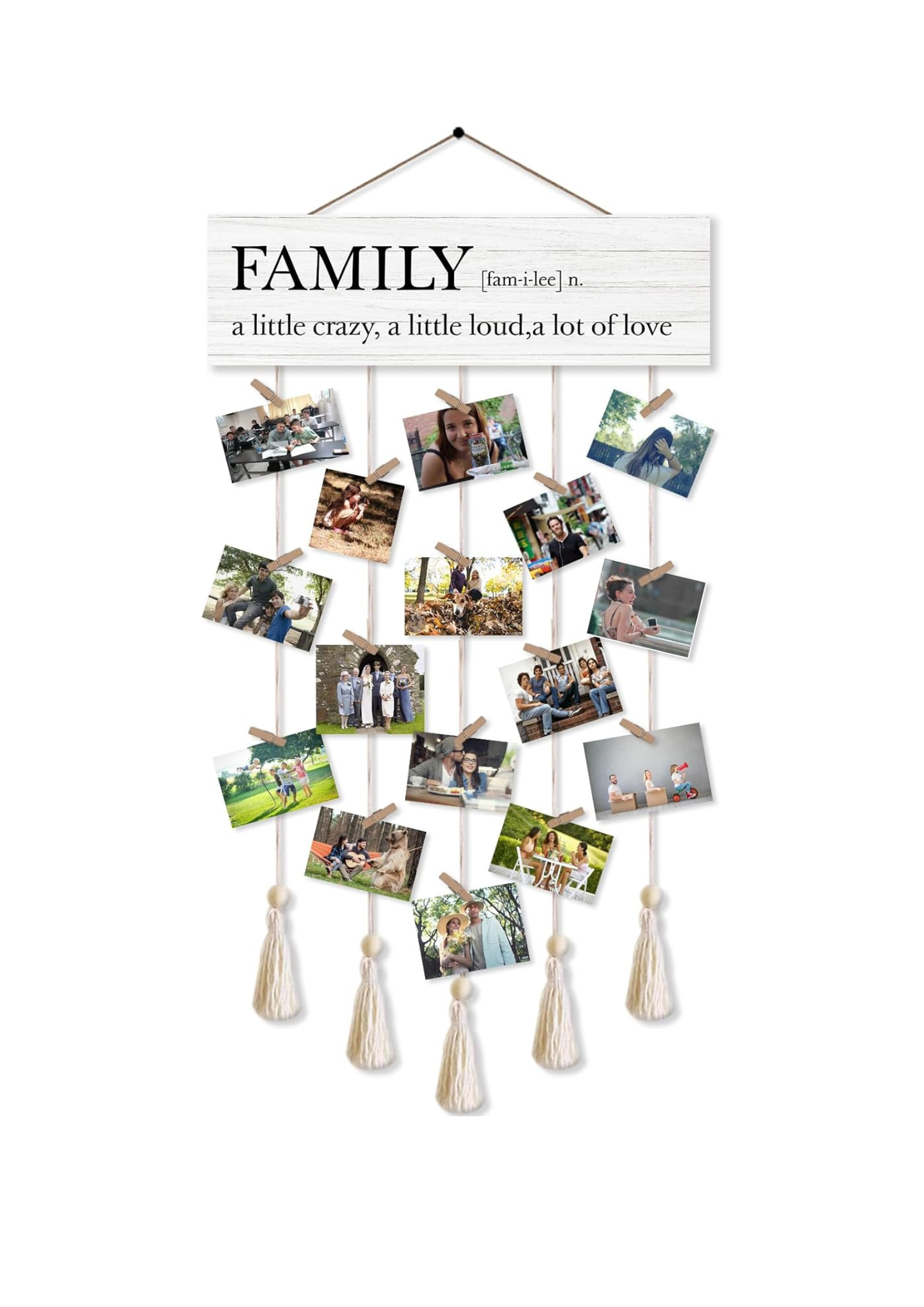 Photo Display wall decor 33x16 Multi color