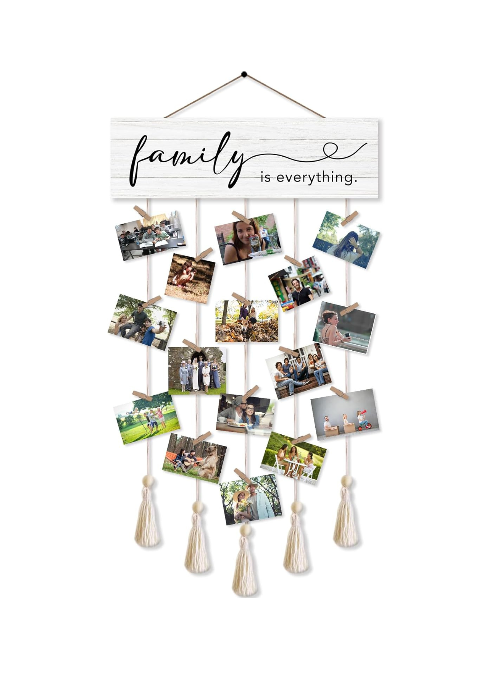 Photo Display wall decor 33x16 Multi color