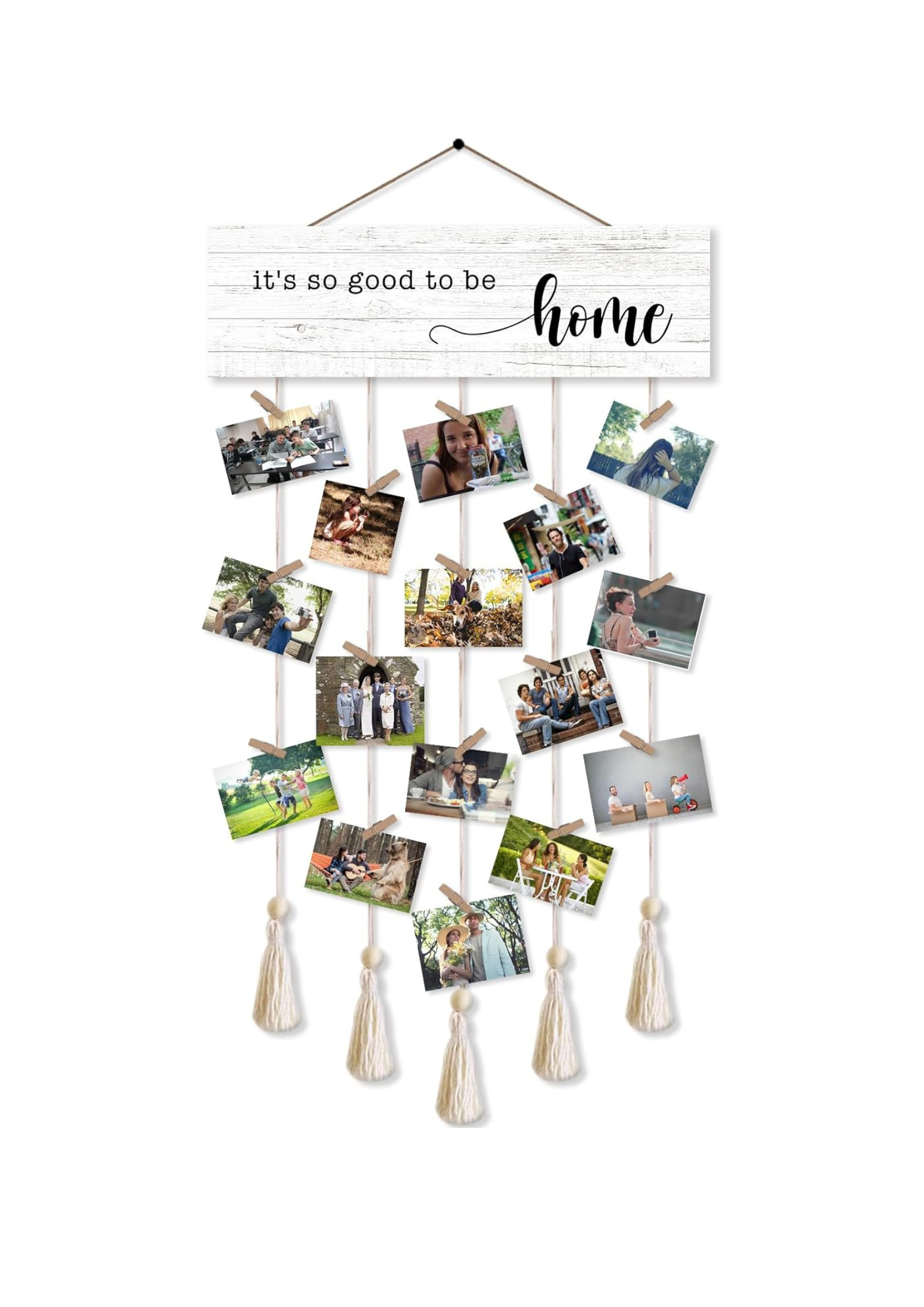 Photo Display wall decor 33x16 Multi color