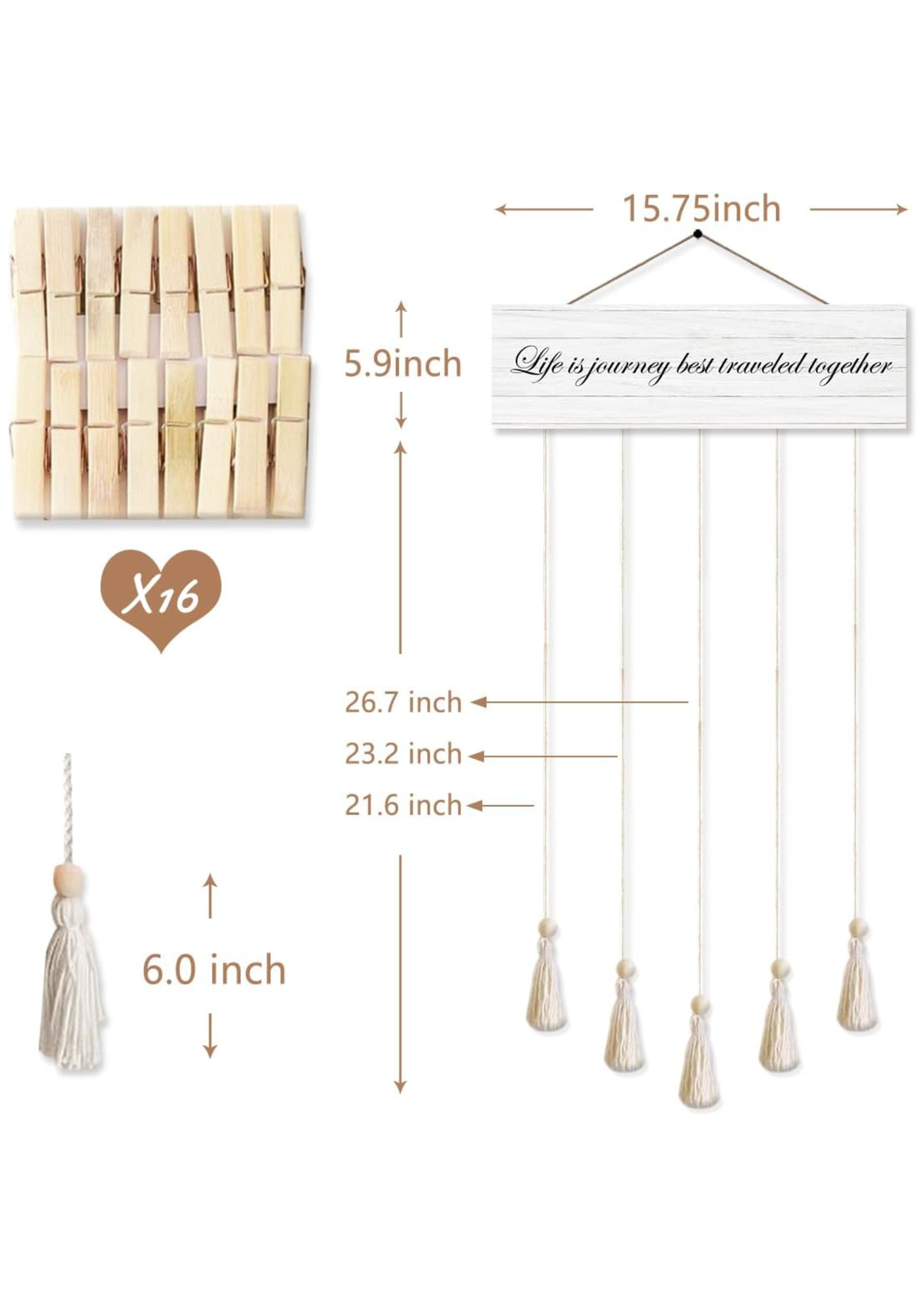 Photo Display wall decor size reference