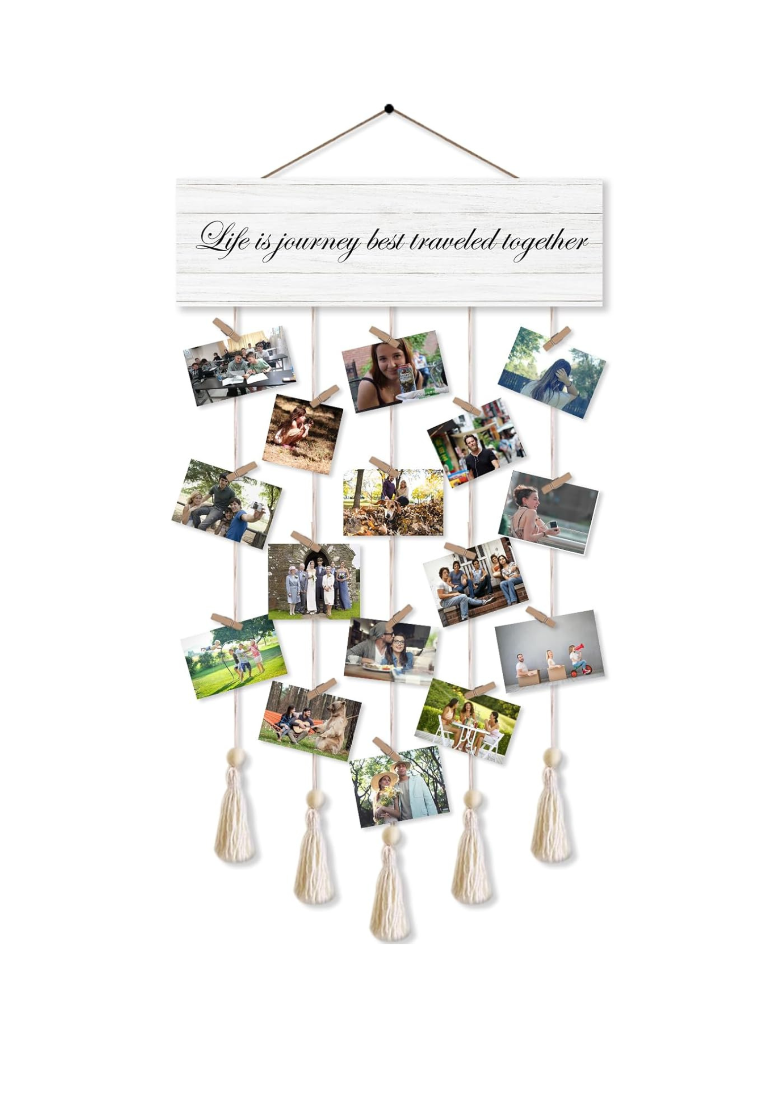 Photo Display wall decor 33x16 Multi color