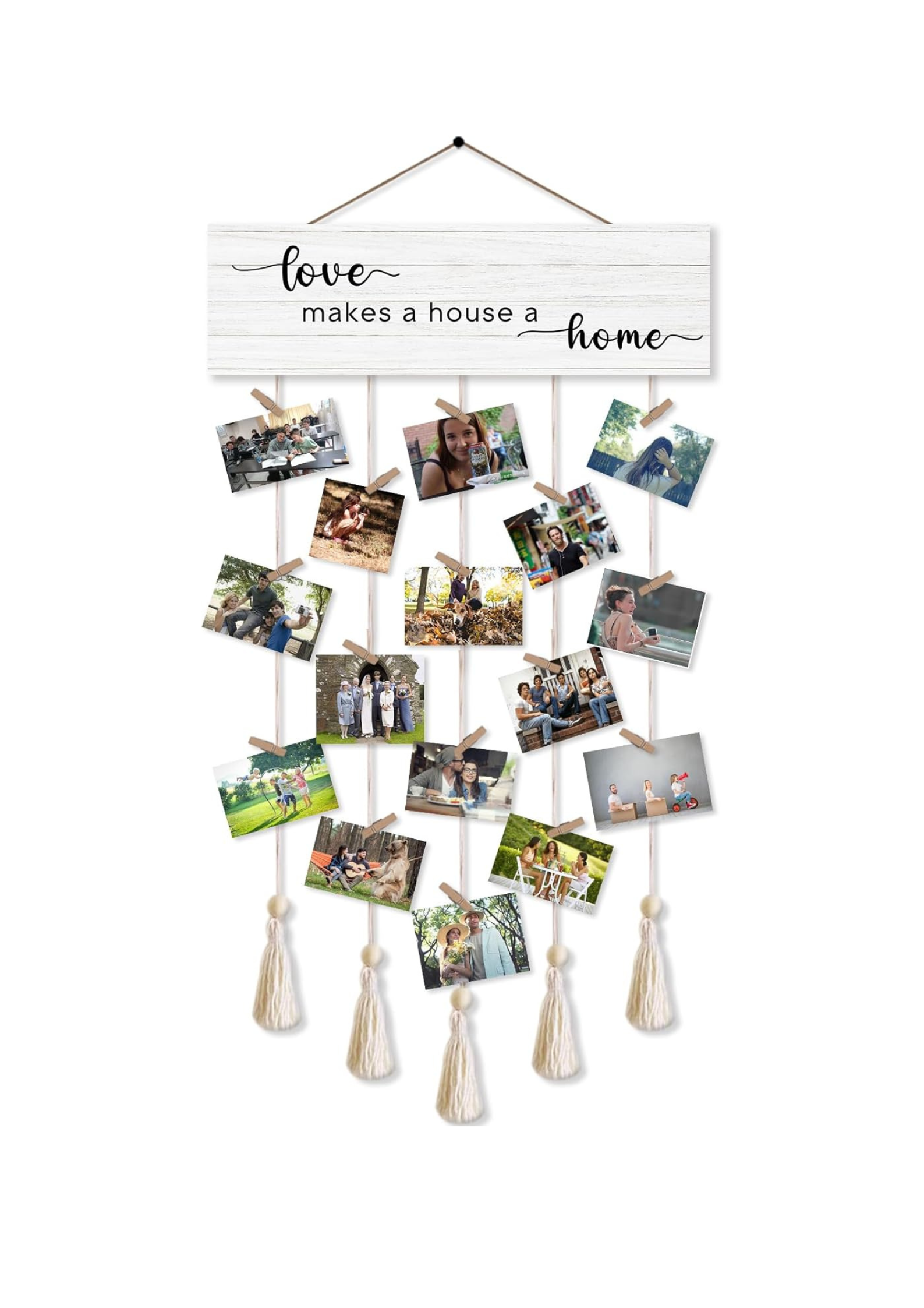 Photo Display wall decor 33x16 Multi color