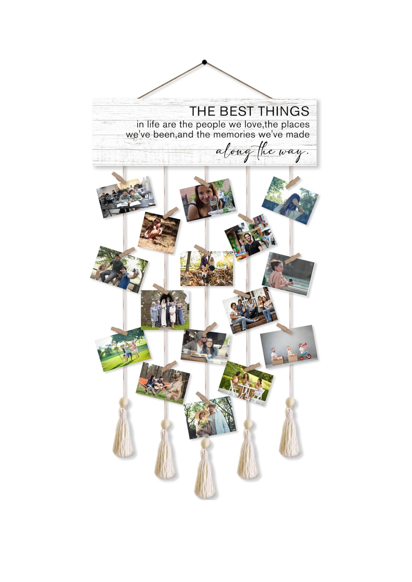 Photo Display wall decor 33x16 Multi color