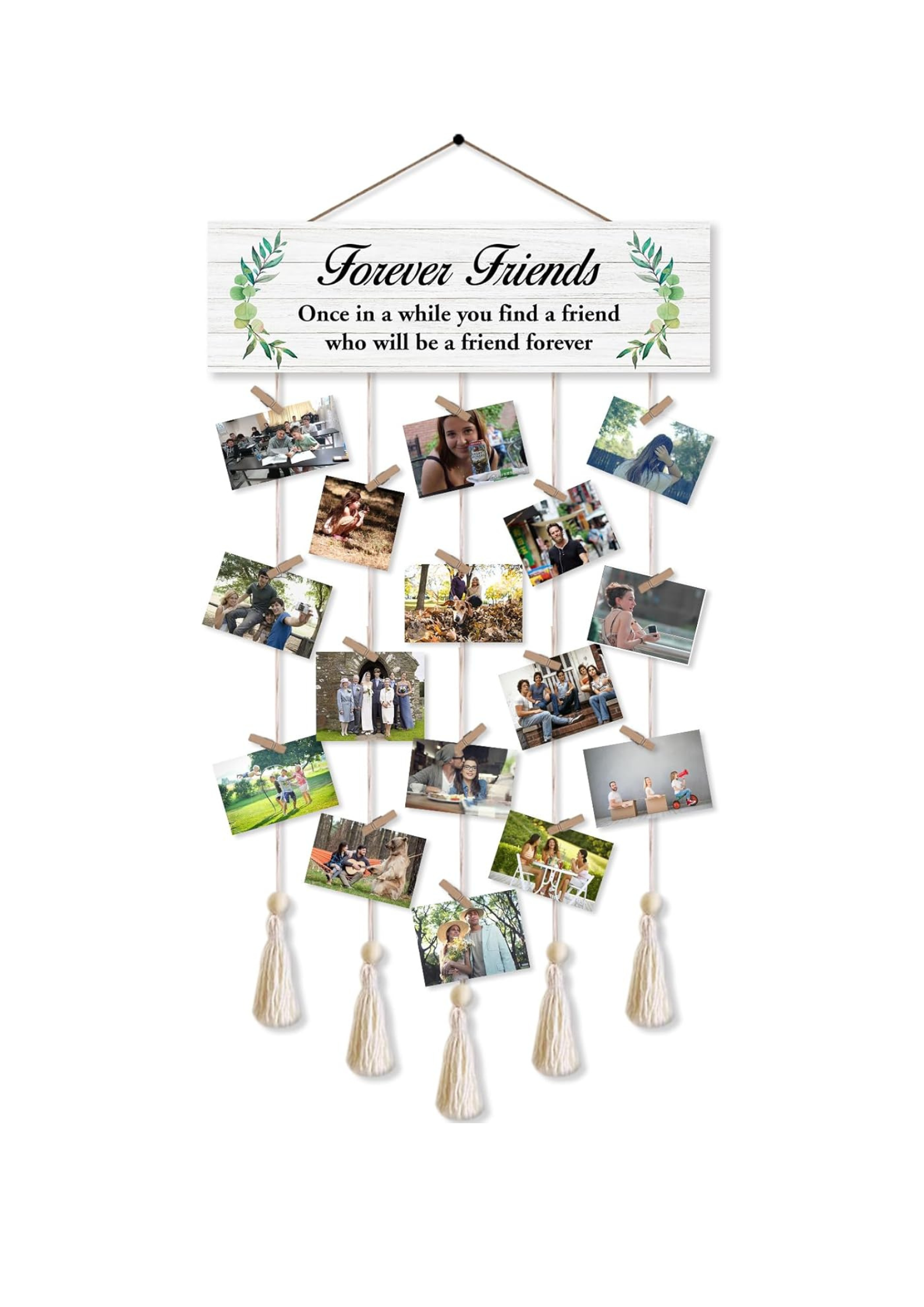 Photo Display wall decor 33x16 Multi color