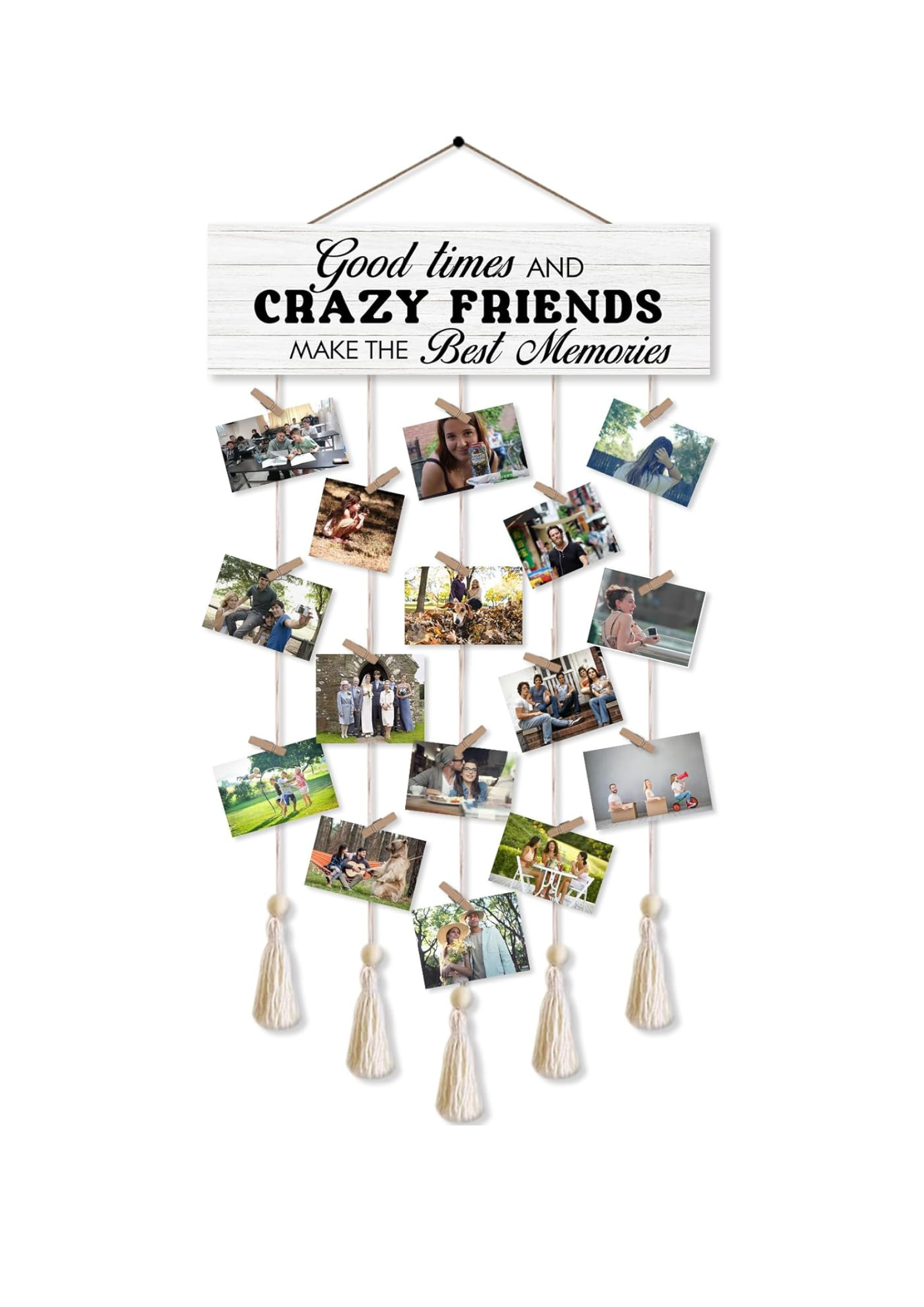 Photo Display wall decor 33x16 Multi color