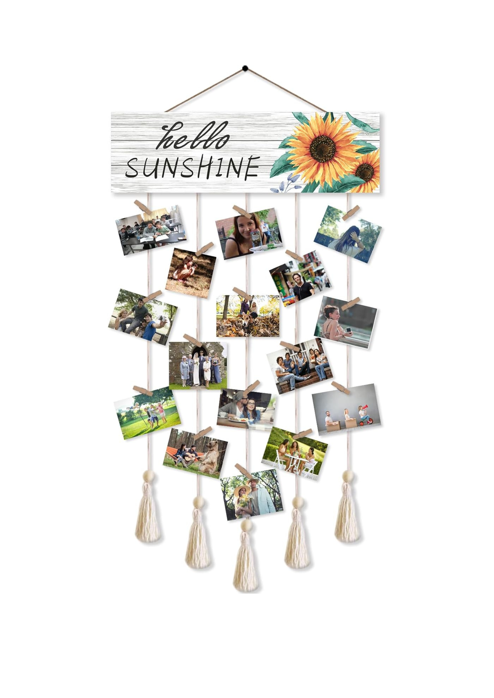 Photo Display wall decor 33x16 Multi color