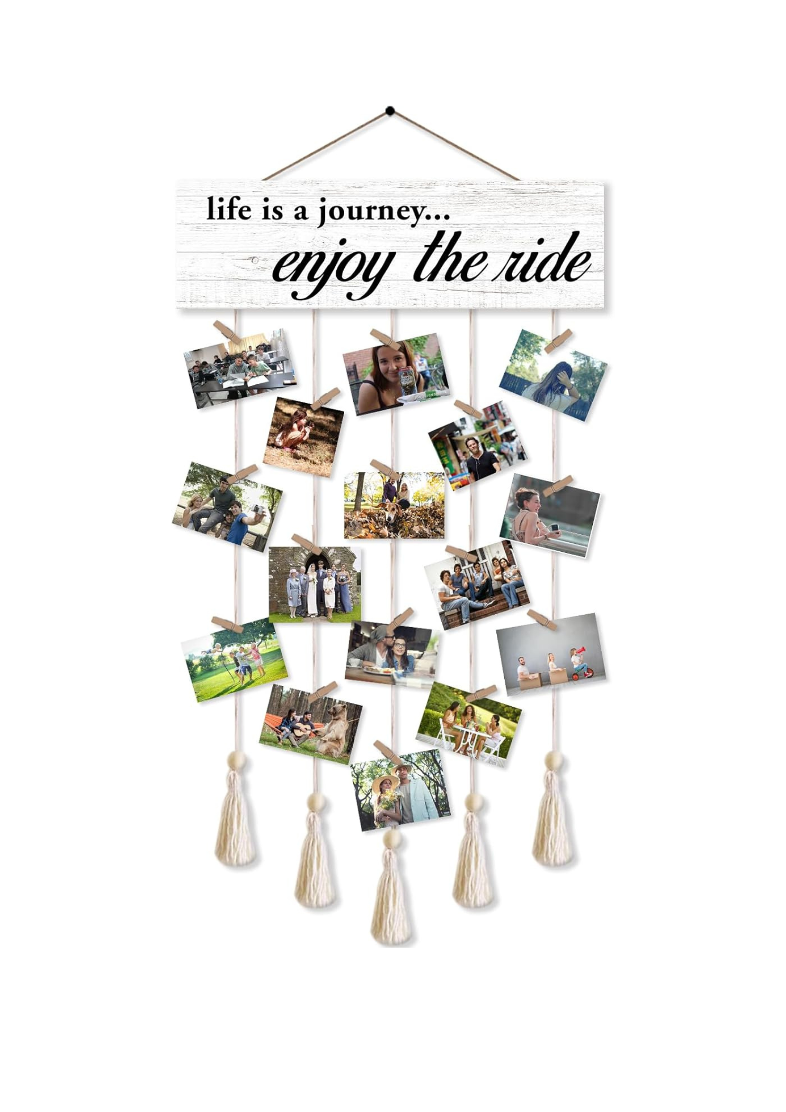 Photo Display wall decor 33x16 Multi color