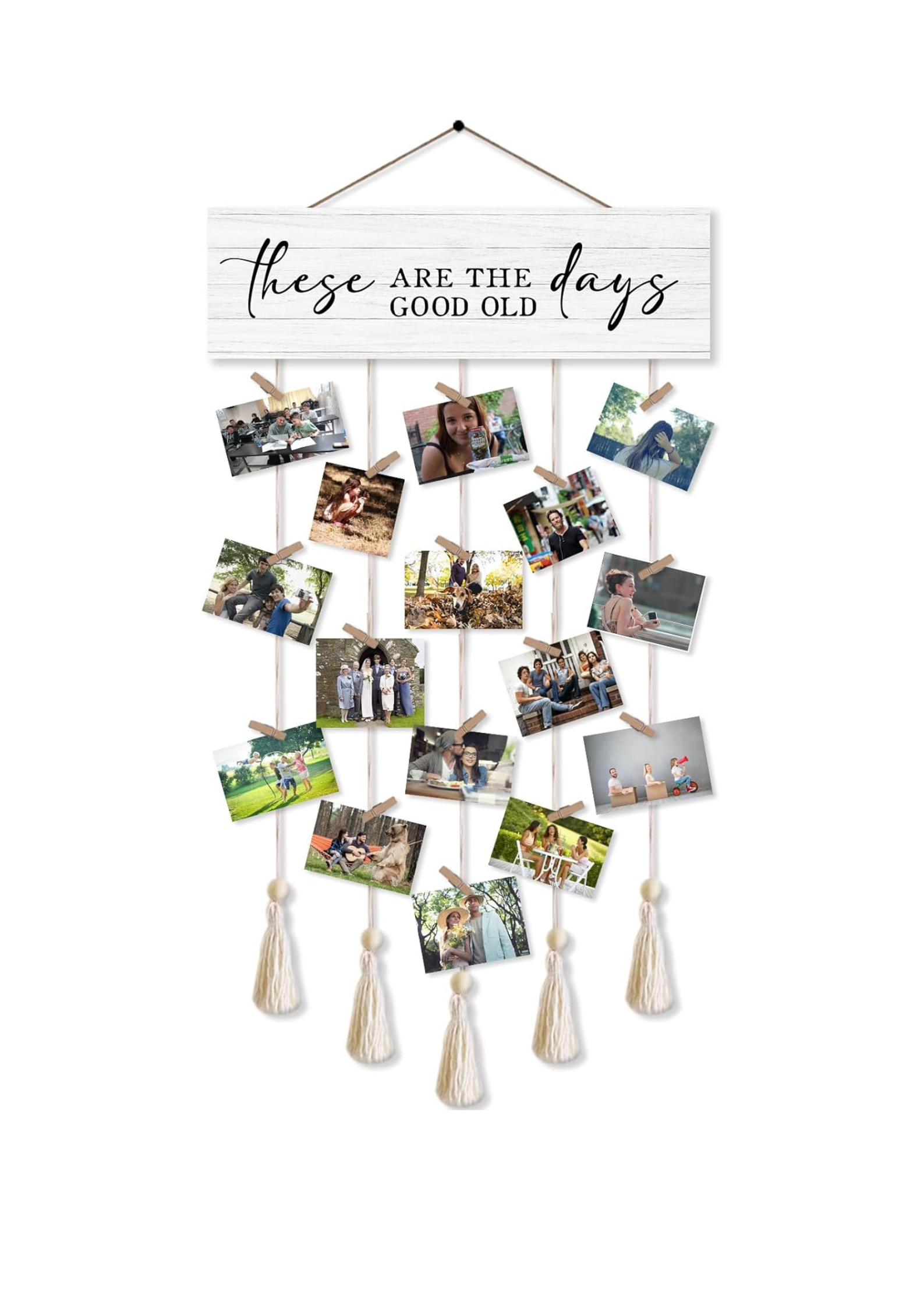 Photo Display wall decor 33x16 Multi color