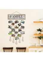 Photo Display wall decor angled view