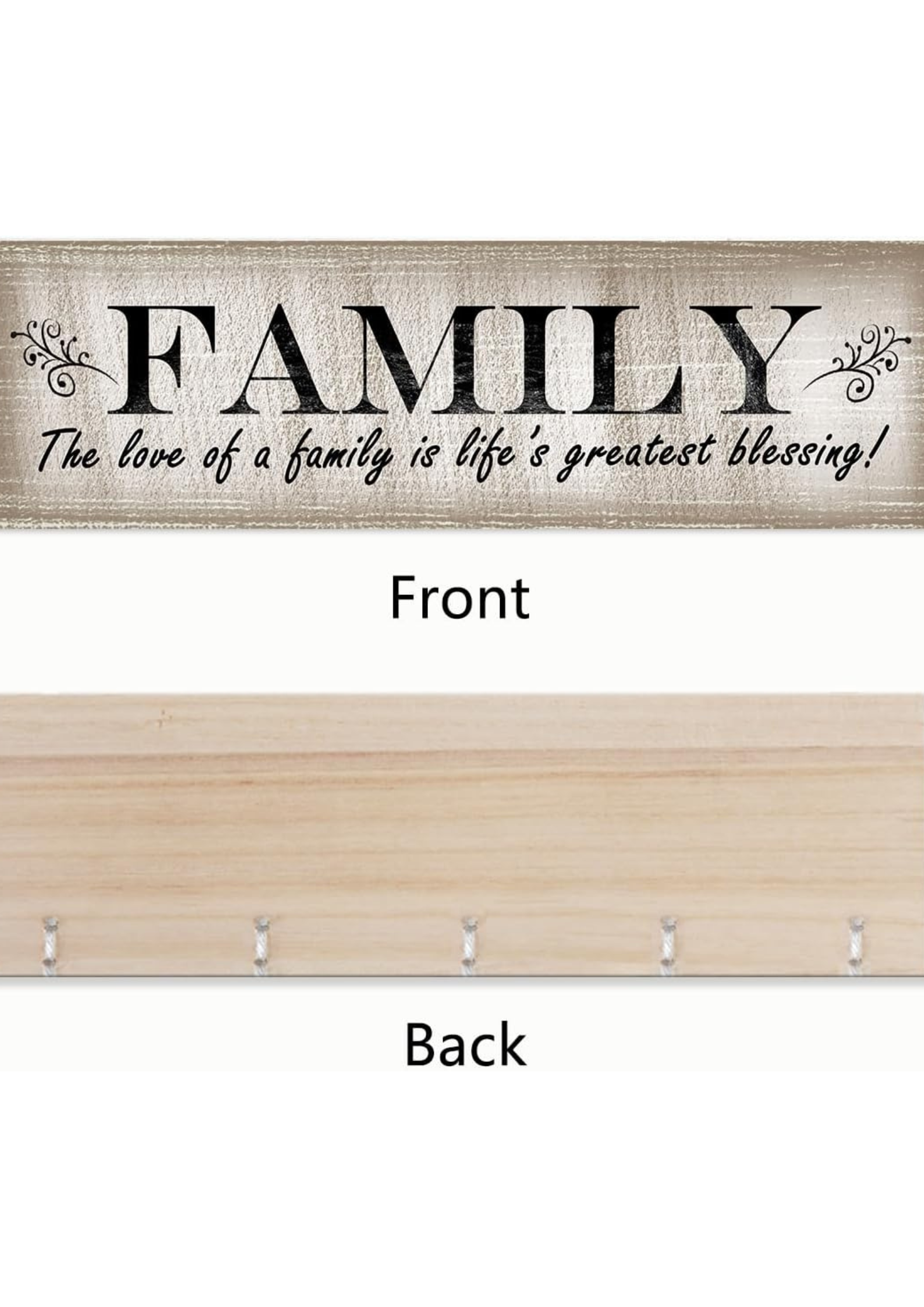 Photo Display wall decor detail