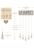 Photo Display wall decor size reference