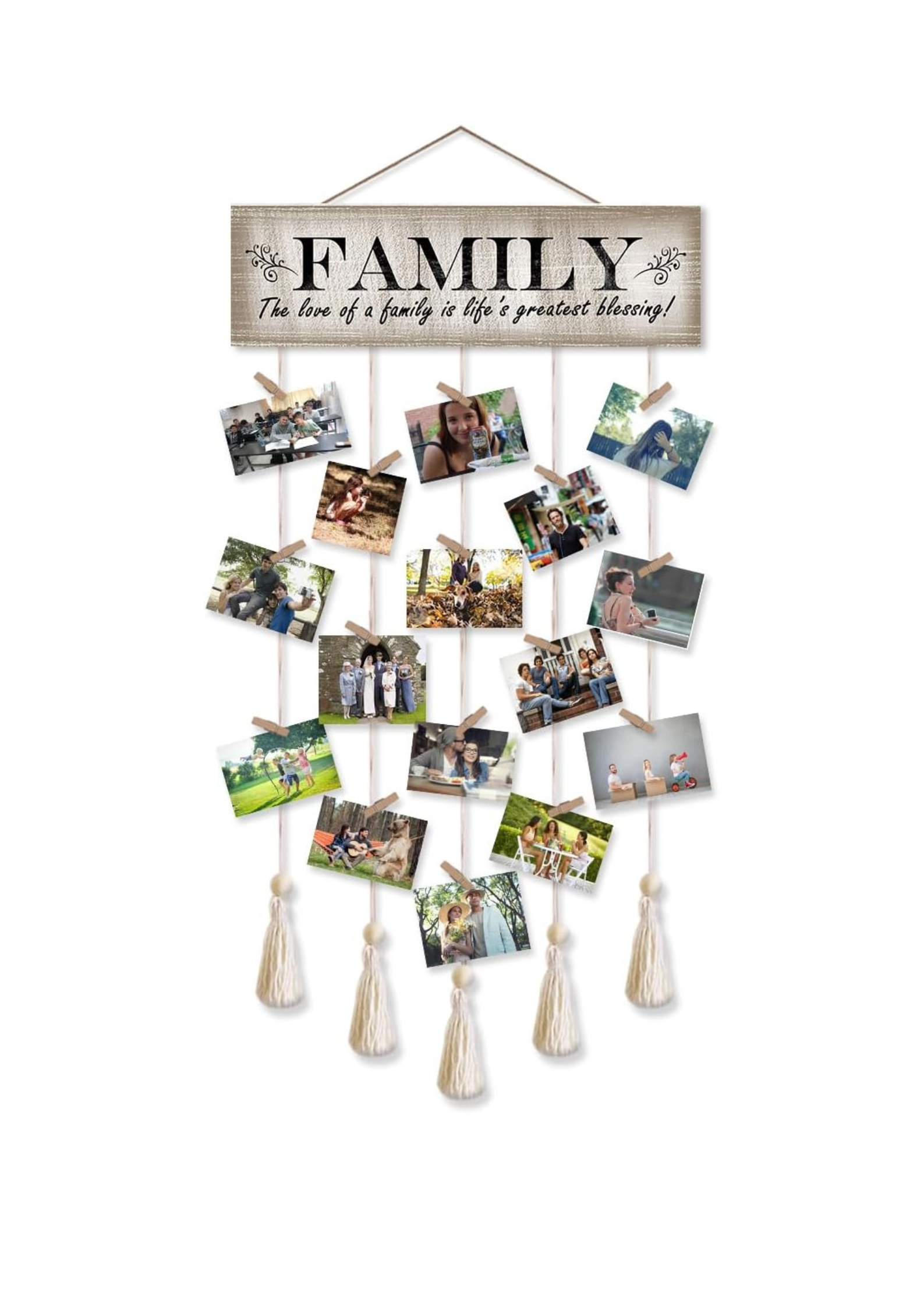 Photo Display wall decor 33x16 Multi color