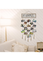 Photo Display wall decor displayed in Living Room