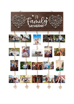Photo Display wall decor 33x16 Multi color