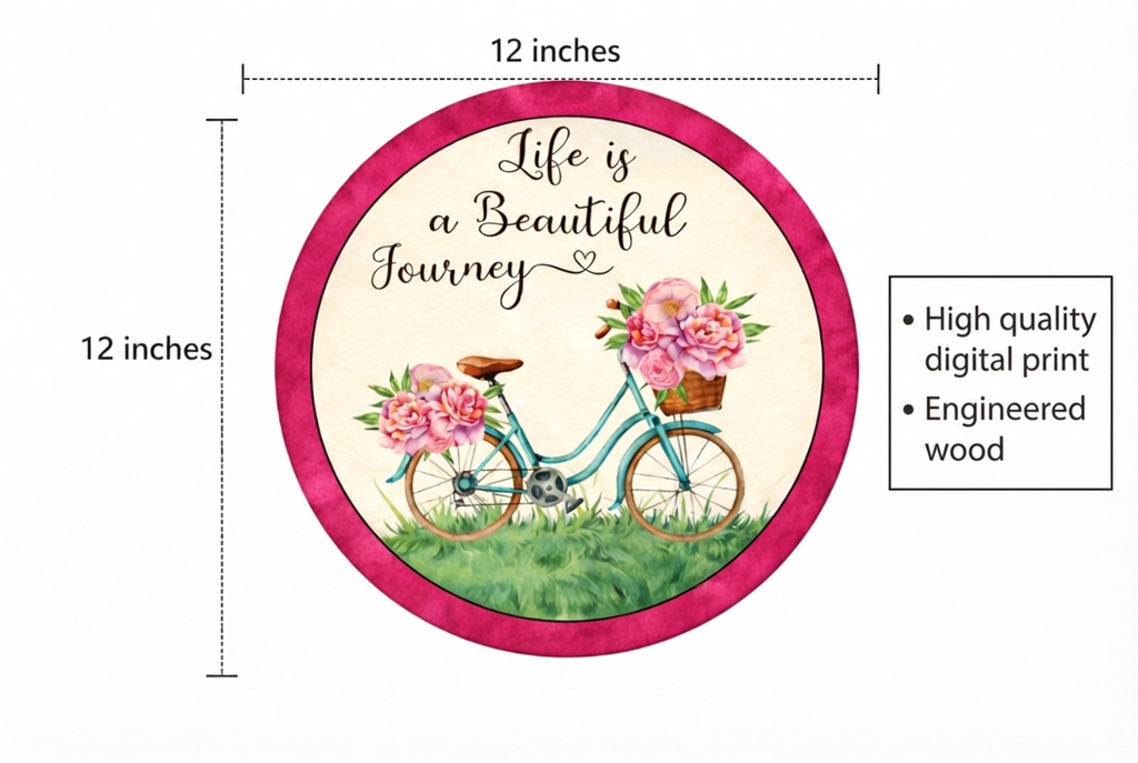 Positive Quotes wall decor size reference