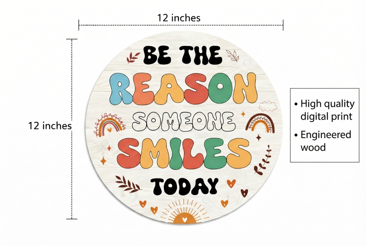 Quotes wall decor size reference