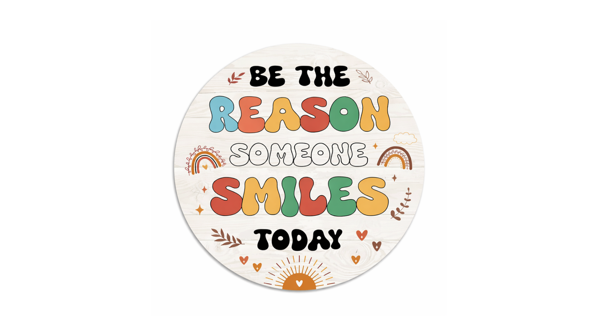 Positive Quotes wall decor 12x12 Multi colour