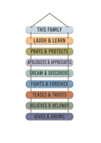 Quotes wall decor 34x12 Multi color