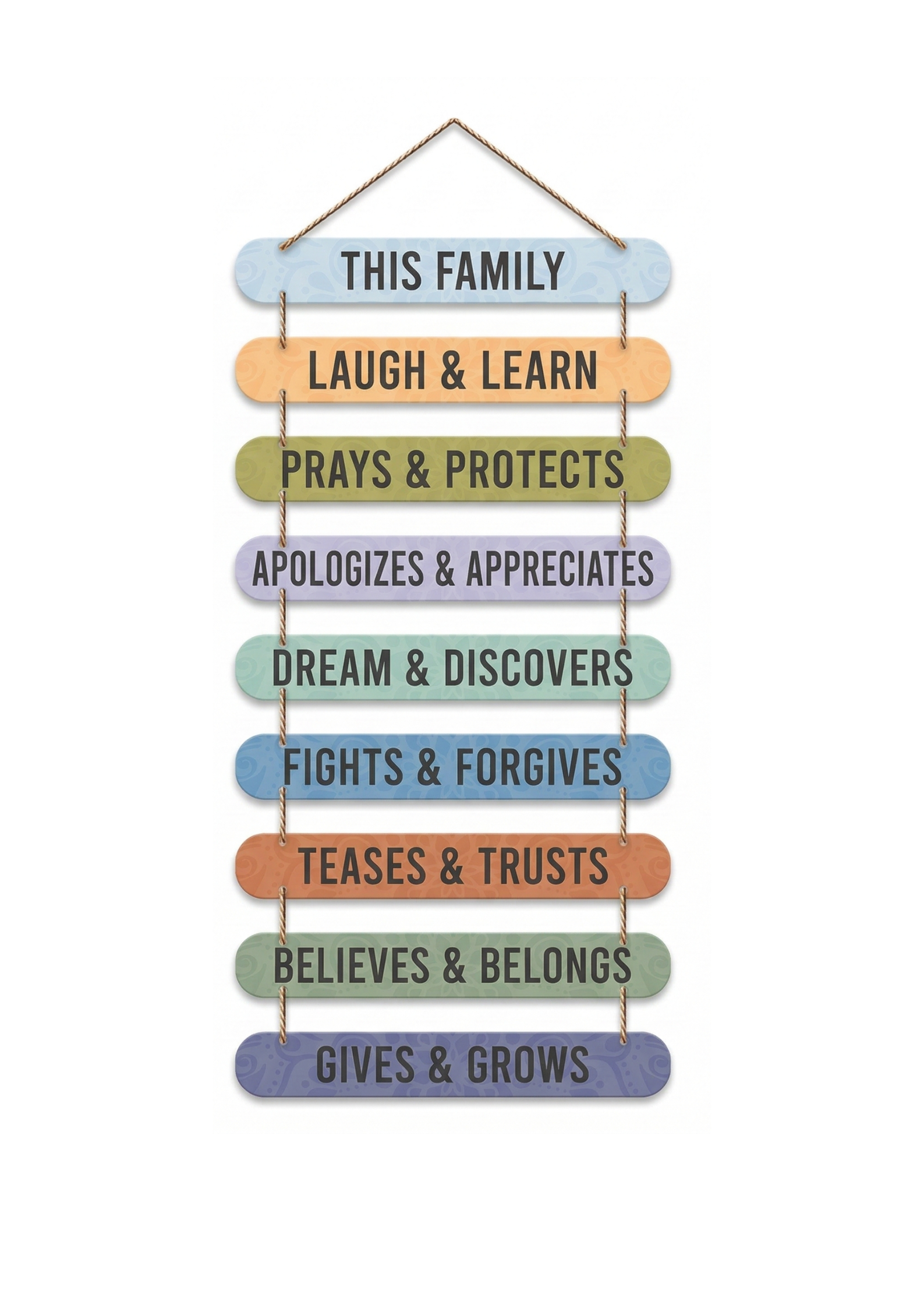 Quotes wall decor 34x12 Multi color