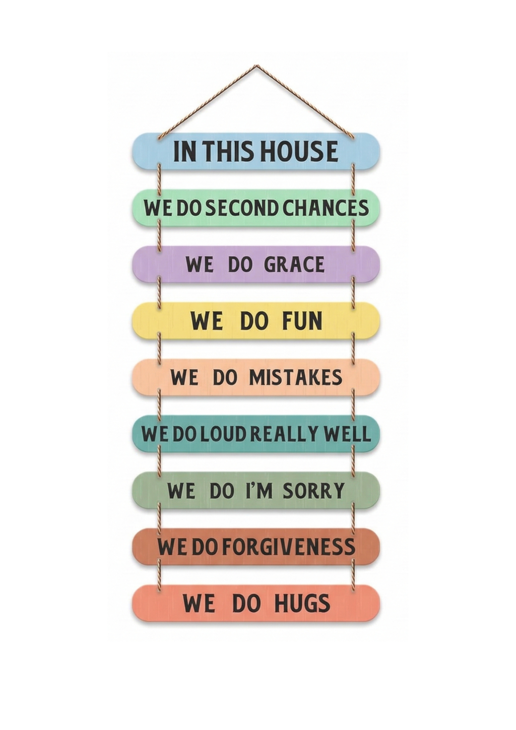 Quotes wall decor 34x12 Multi color