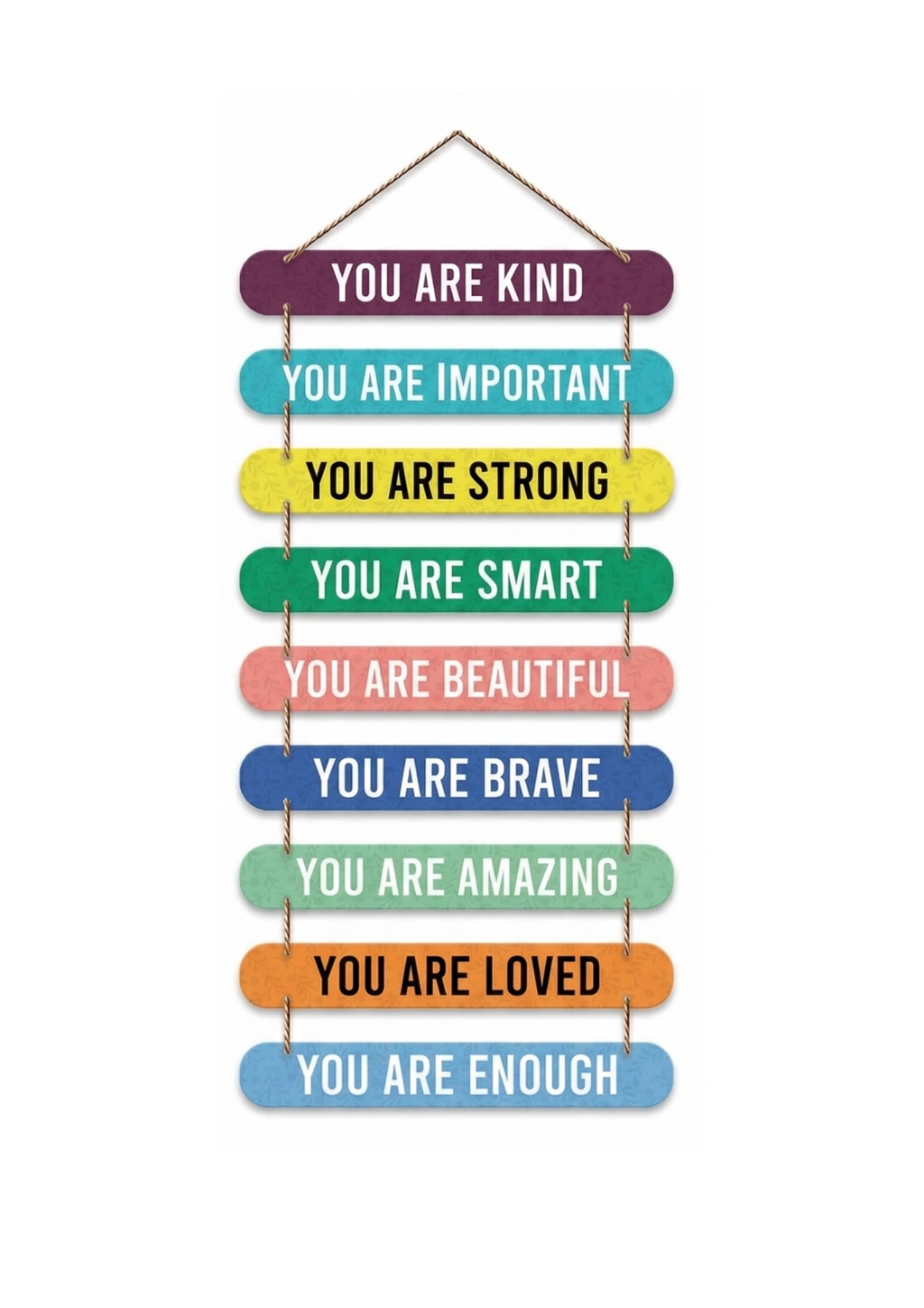 Quotes wall decor 34x12 Multi color