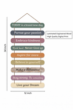 Quotes wall decor size reference