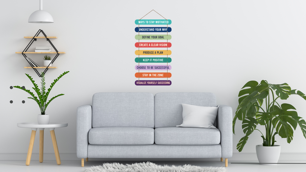 Quotes wall decor displayed in Living room 