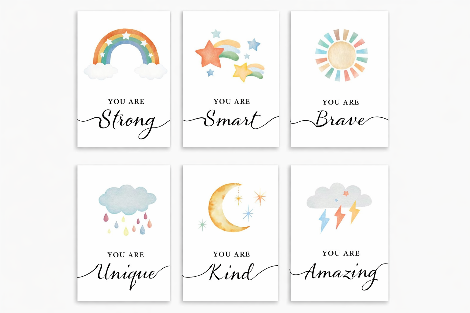 Positive Quotes wall decor 10x8 inches  Multi color