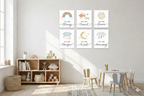 Positive Quotes wall decor displayed in Play School 